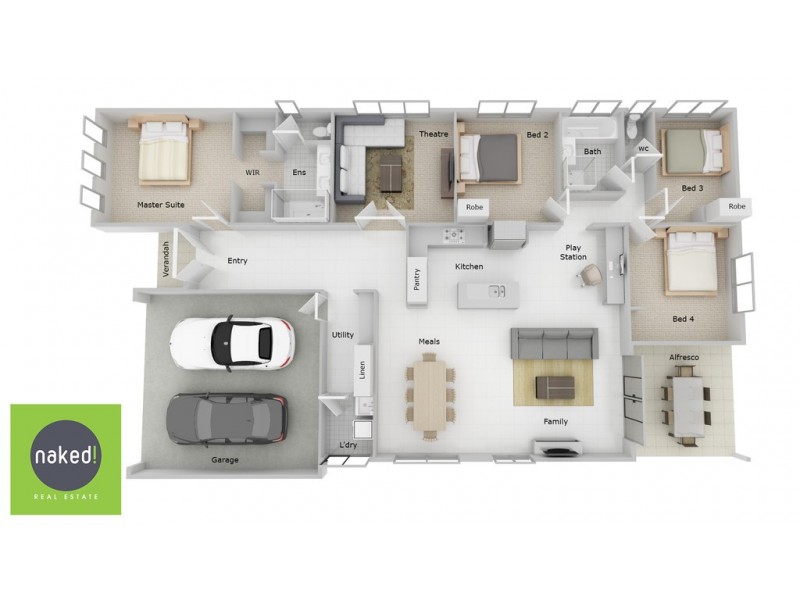 12 Passendale Crescent, Piara Waters WA 6112 Floorplan