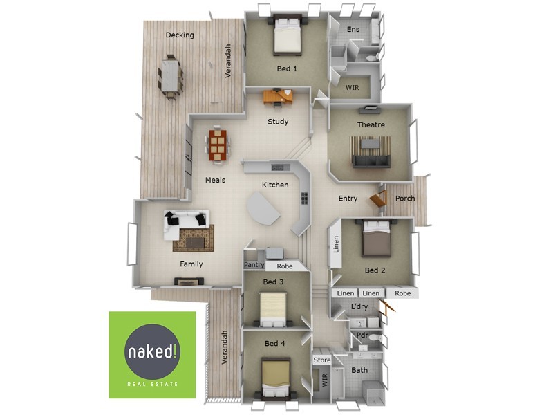 61 Bromfield Drive, Kelmscott WA 6111 Floorplan