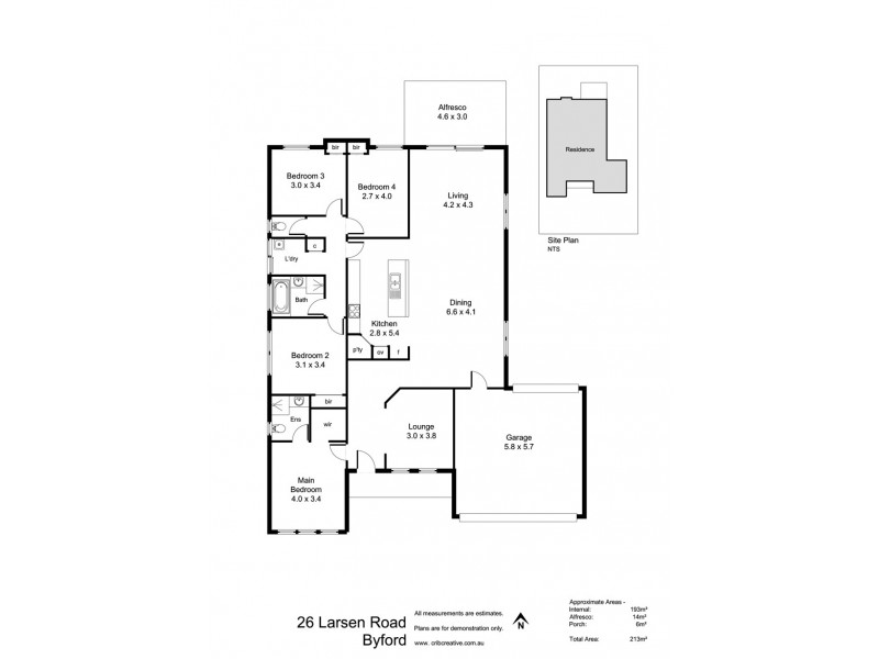 26 Larsen Road, Byford WA 6122 Floorplan