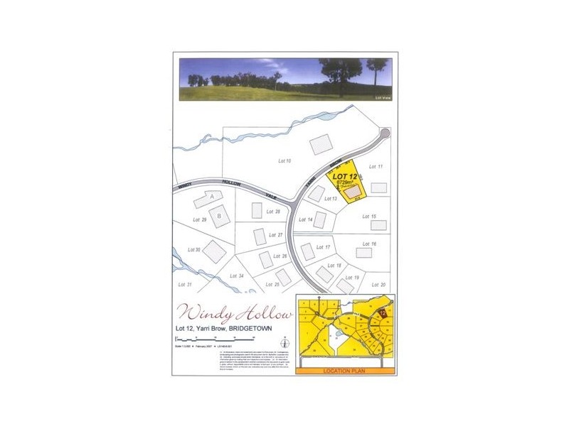 Lot 12 Yarri Brow, Bridgetown WA 6255