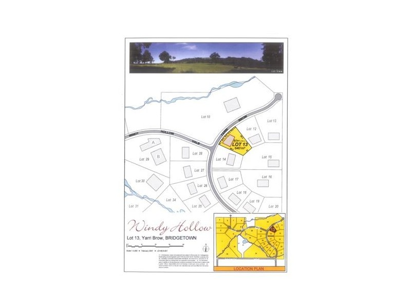 Lot 13 Yarri Brow, Bridgetown WA 6255