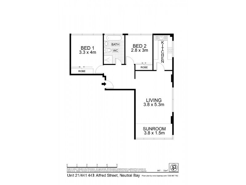 21/441-443 Alfred Street, Neutral Bay NSW 2089 Floorplan