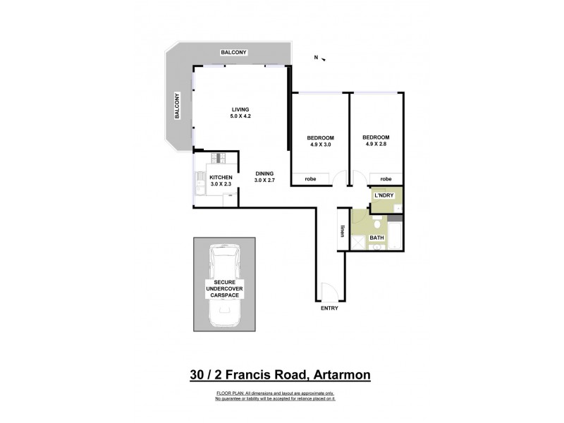 30/2 Francis Road, Artarmon NSW 2064 Floorplan