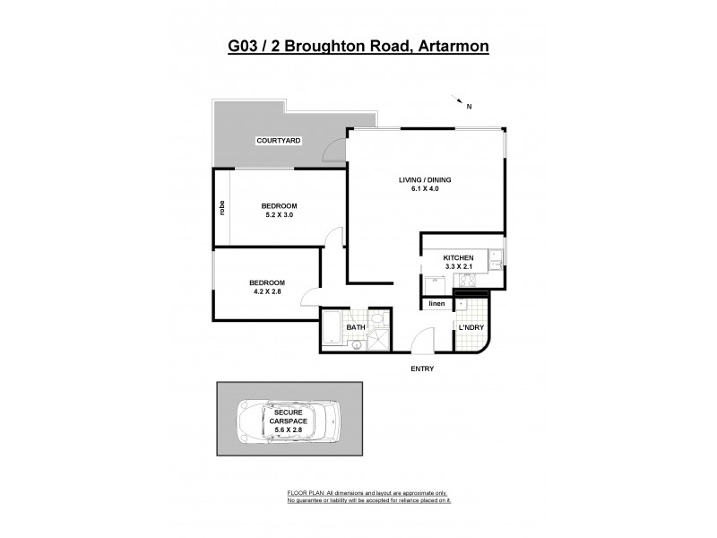 G03/2 Broughton Road, Artarmon NSW 2064 Floorplan