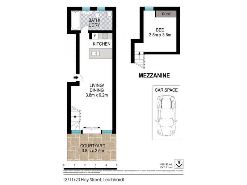 13/11-23 Hay Street, Leichhardt NSW 2040 Floorplan