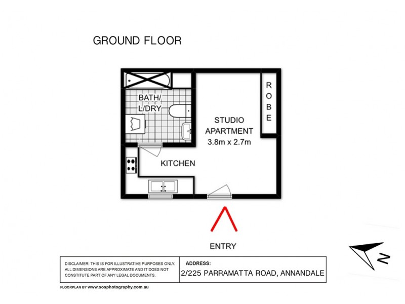 2/225 Parramatta Road, Annandale NSW 2038 Floorplan