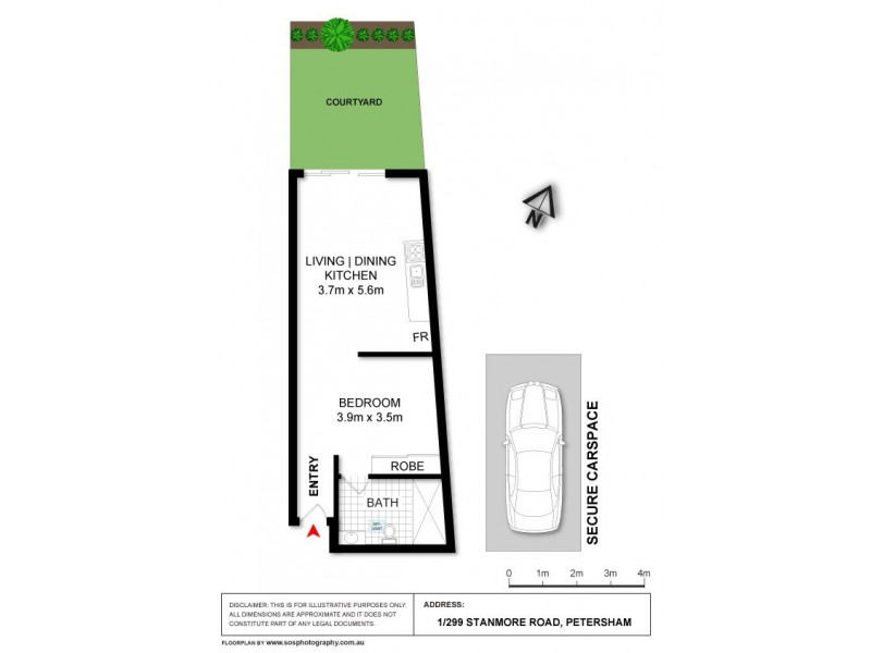 1/299 Stanmore Road, Petersham NSW 2049 Floorplan
