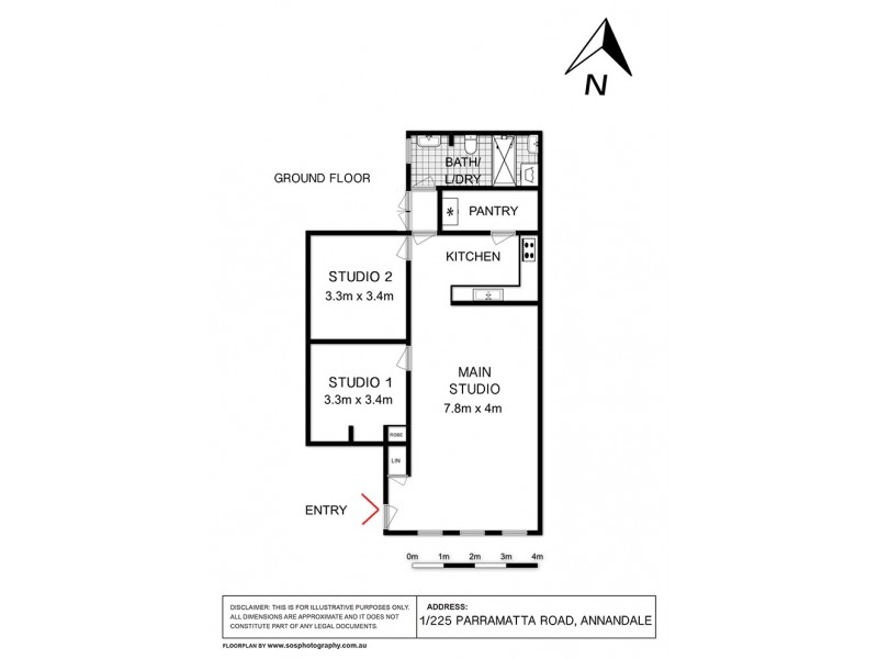 1/225 Parramatta Road, Annandale NSW 2038 Floorplan