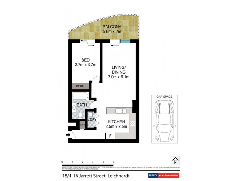 18/4-16 Jarrett street, Leichhardt NSW 2040 Floorplan