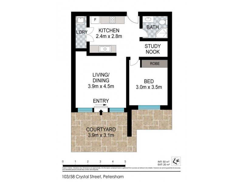 103/58-60 Crystal Street, Petersham NSW 2049 Floorplan