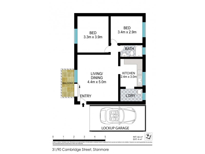 31/90 Cambridge Street, Stanmore NSW 2048 Floorplan