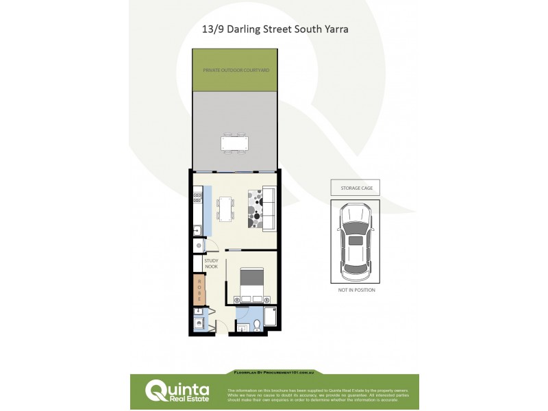 13/9 Darling Street, South Yarra VIC 3141 Floorplan