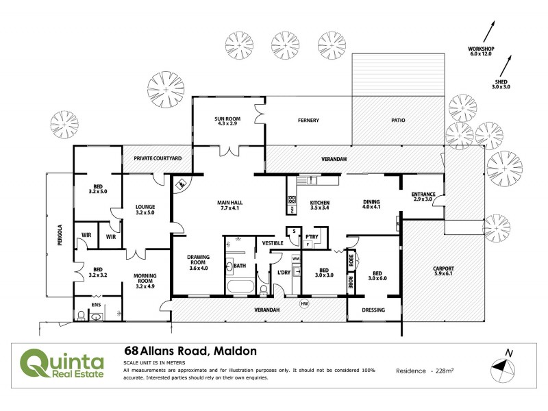 68 Allans Road, Maldon VIC 3463 Floorplan