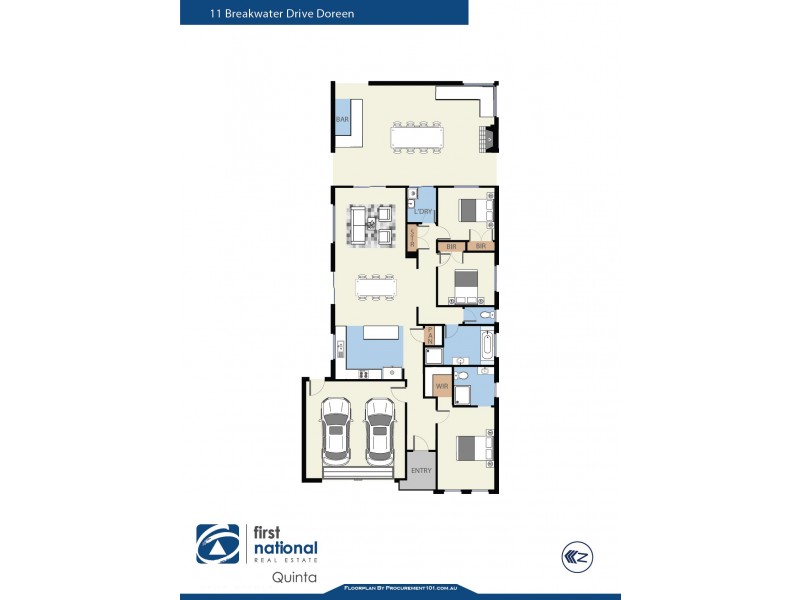 11 Breakwater Drive, Doreen VIC 3754 Floorplan