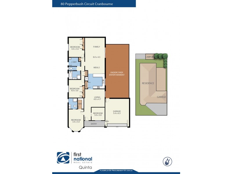 80 Pepperbush Circuit, Cranbourne VIC 3977 Floorplan