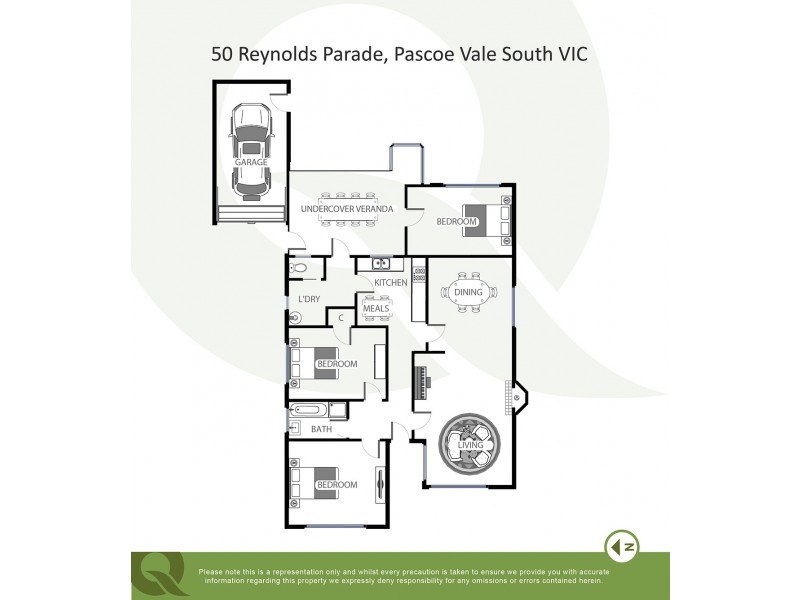 50 Reynolds Parade, Pascoe Vale South VIC 3044 Floorplan
