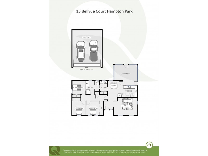 15 Bellvue Court, Hampton Park VIC 3976 Floorplan