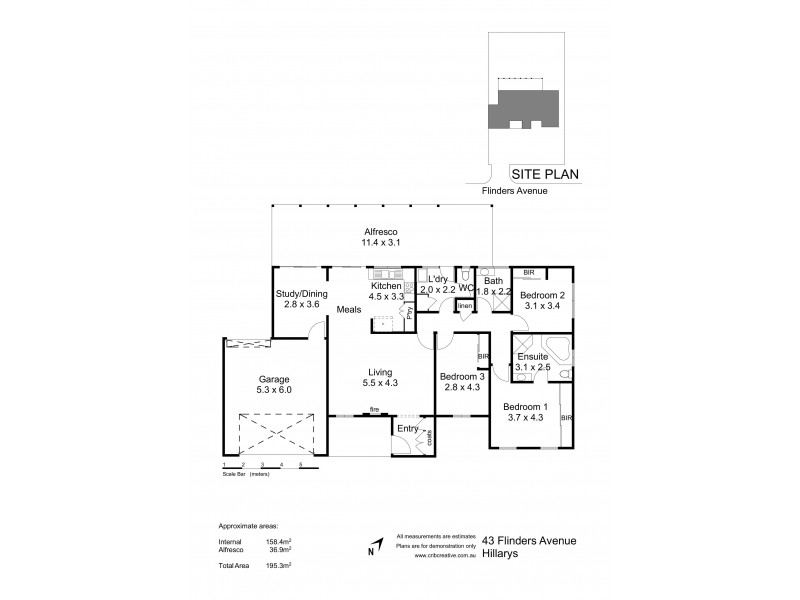 43 Flinders Avenue, Hillarys WA 6025 Floorplan