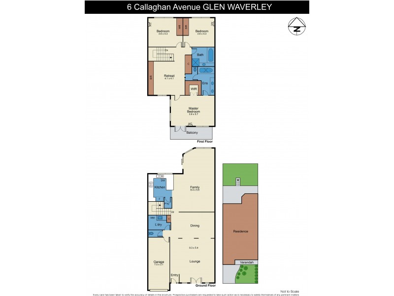 6 Callaghan Avenue, Glen Waverley VIC 3150 Floorplan