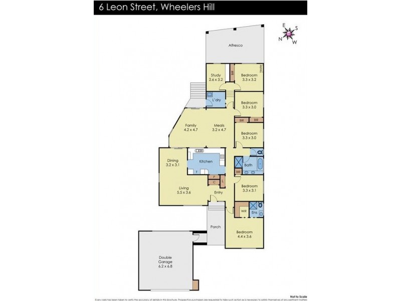 6 Leon Street, Wheelers Hill VIC 3150 Floorplan