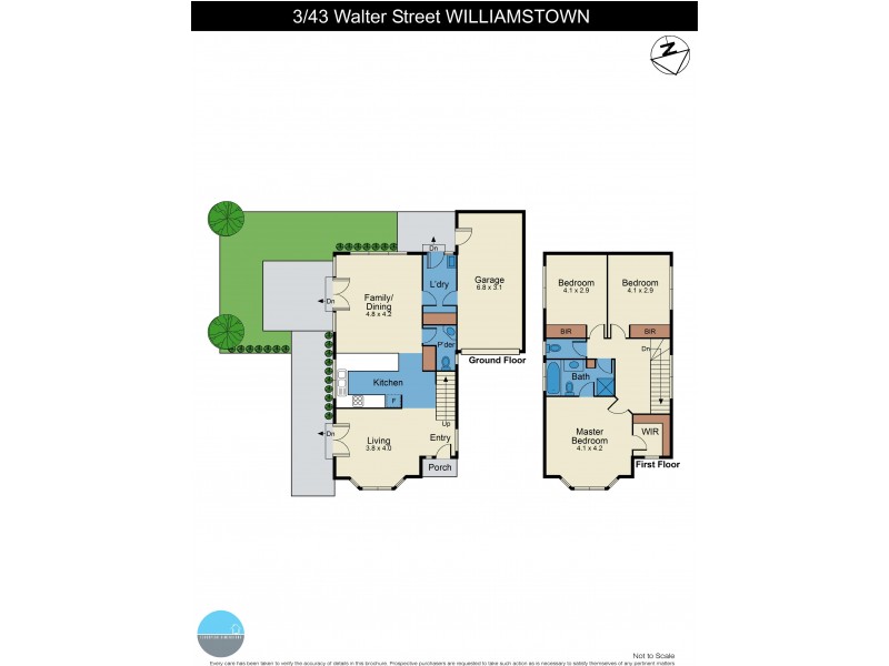 3/43 Walter Street, Williamstown VIC 3016 Floorplan