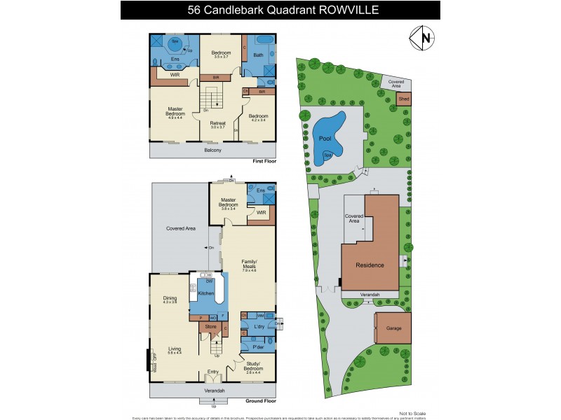56 Candlebark Quadrant, Rowville VIC 3178 Floorplan