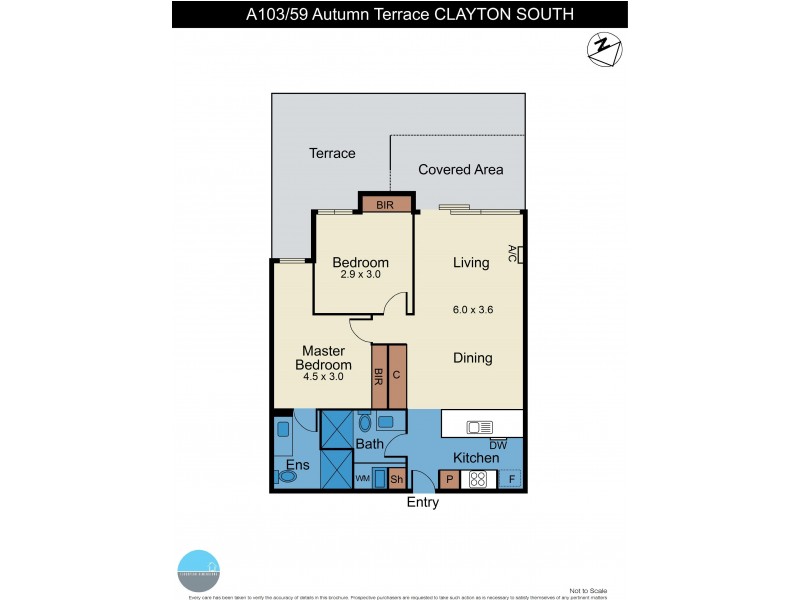 A103/59 Autumn Terrace, Clayton South VIC 3169 Floorplan