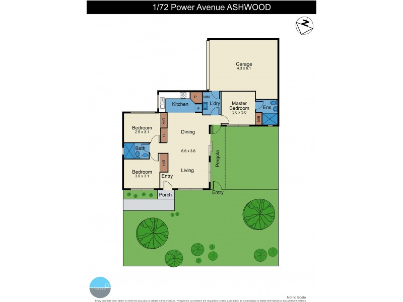 1/72 Power Avenue, Ashwood VIC 3147 Floorplan