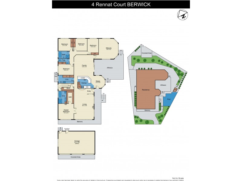 4 Rennat Court, Berwick VIC 3806 Floorplan