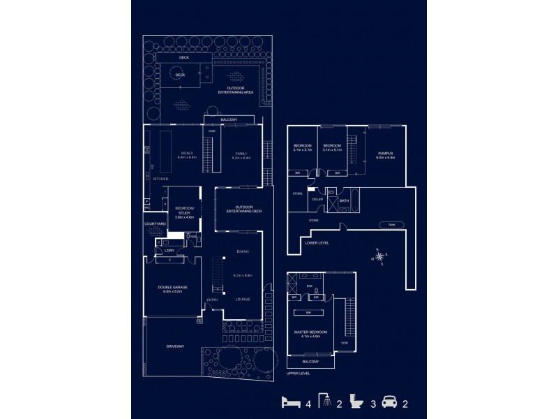 6 Arbour Drive, Kew VIC 3101 Floorplan