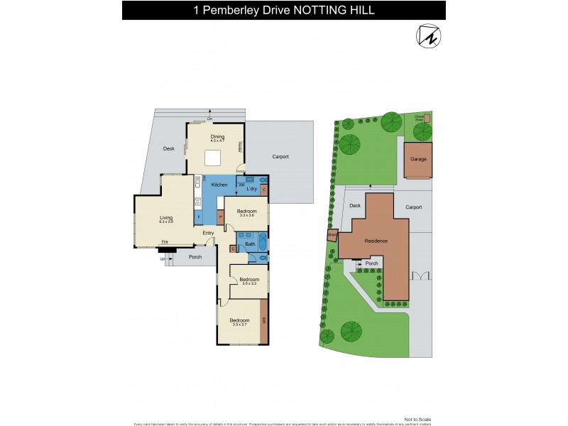 1 Pemberley Drive, Notting Hill VIC 3168 Floorplan