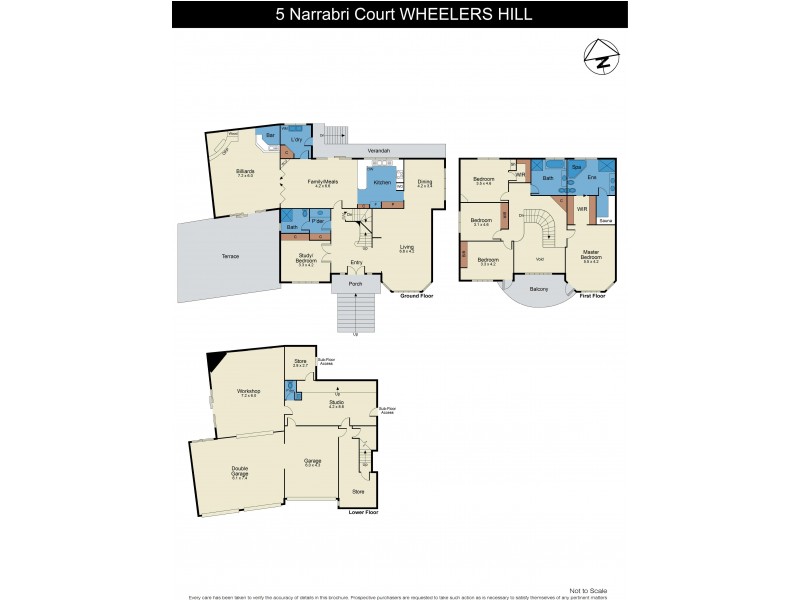 5 Narrabri Court, Wheelers Hill VIC 3150 Floorplan