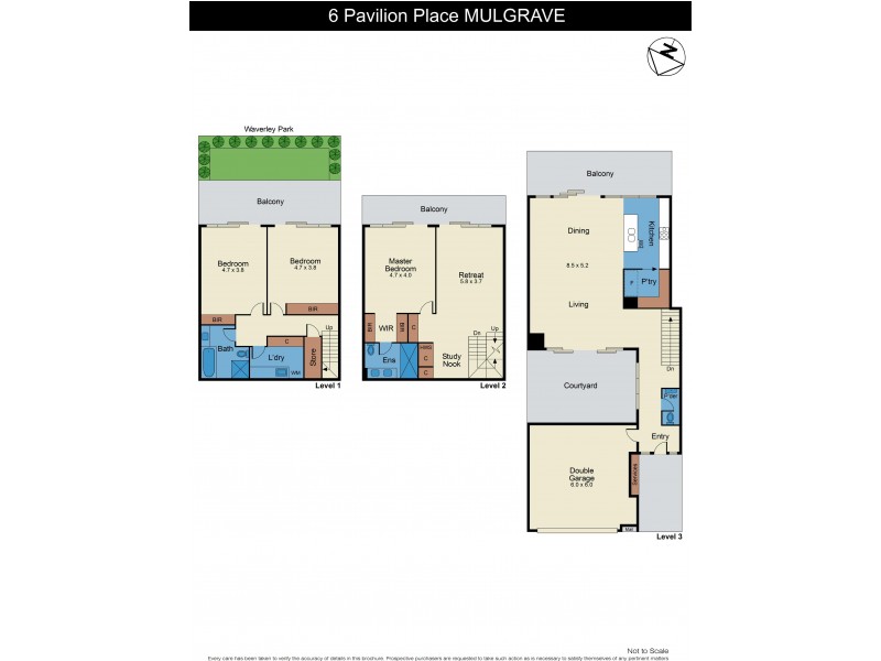 6 Pavilion Place, Mulgrave VIC 3170 Floorplan