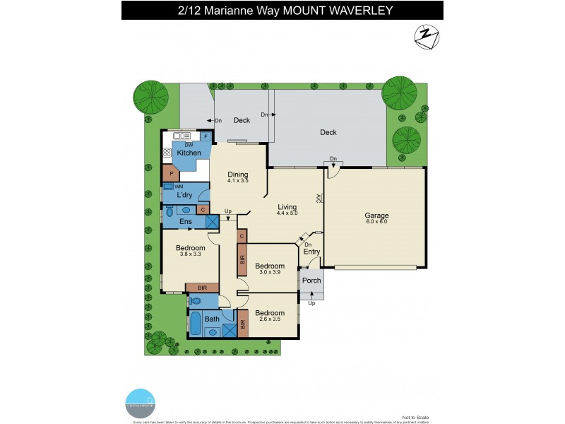 2/12 Marianne Way, Mount Waverley VIC 3149 Floorplan