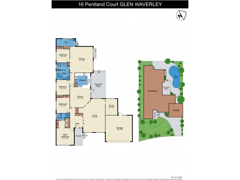 16 Pentland Court, Glen Waverley VIC 3150 Floorplan