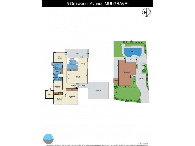 5 Grosvenor Avenue, Mulgrave VIC 3170 Floorplan