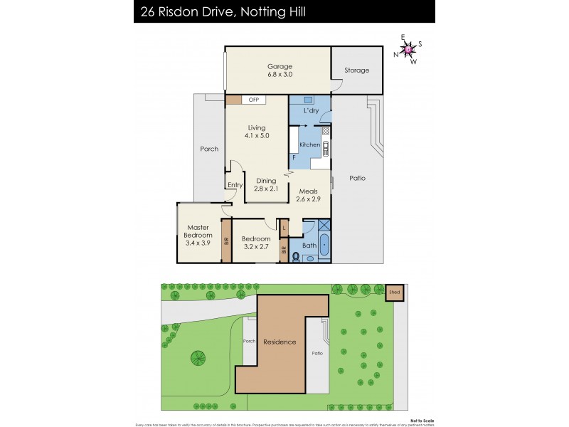 26 Risdon Drive, Notting Hill VIC 3168 Floorplan
