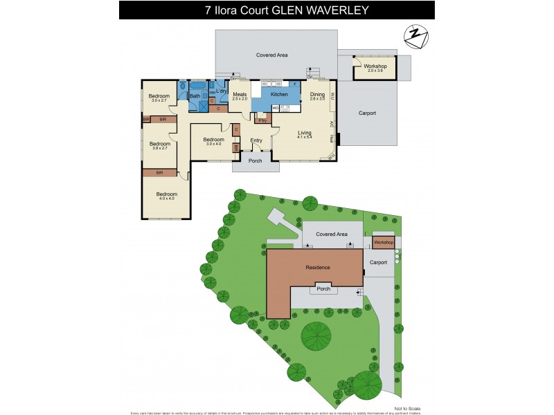 7 Ilora Court, Glen Waverley VIC 3150 Floorplan