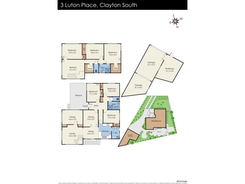 3 Luton Place, Clayton South VIC 3169 Floorplan