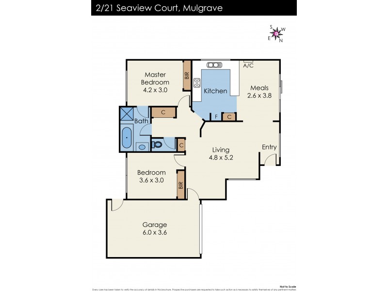 2/21 Seaview Crescent, Mulgrave VIC 3170 Floorplan