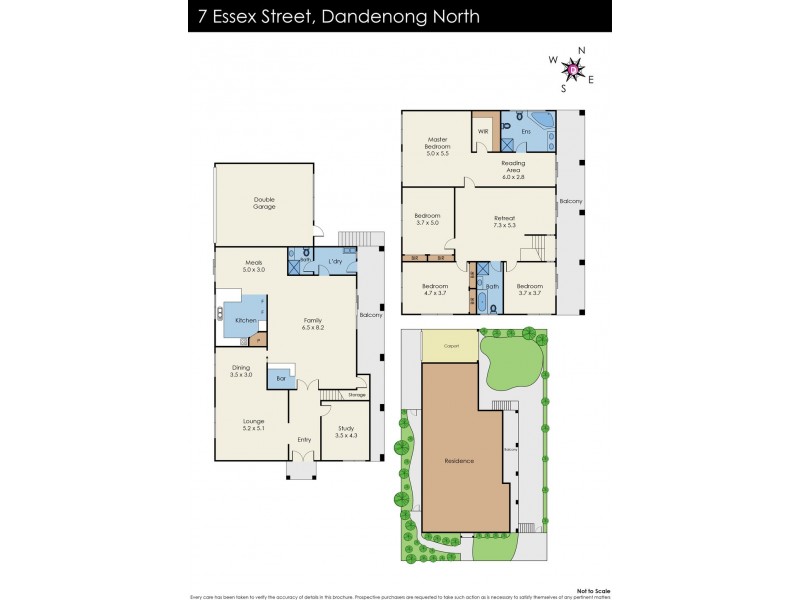 7 Essex Street, Dandenong North VIC 3175 Floorplan