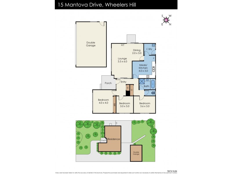 15 Mantova Drive, Wheelers Hill VIC 3150 Floorplan