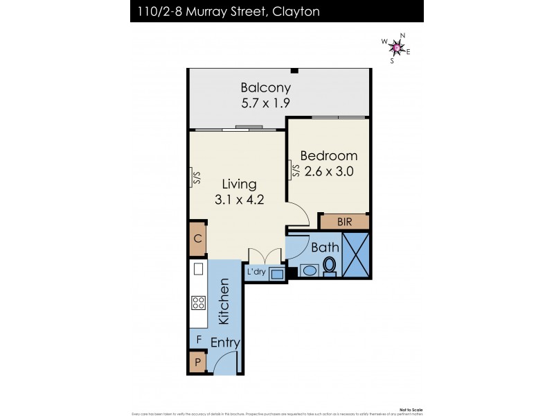 110/2-8 Murray Street, Clayton VIC 3168 Floorplan