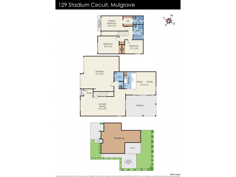 129 Stadium Circuit, Mulgrave VIC 3170 Floorplan