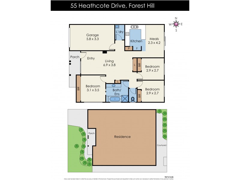 55 Heathcote Drive, Forest Hill VIC 3131 Floorplan