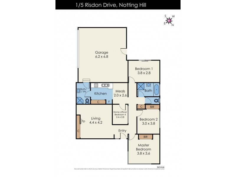 1/5 Risdon Drive, Notting Hill VIC 3168 Floorplan