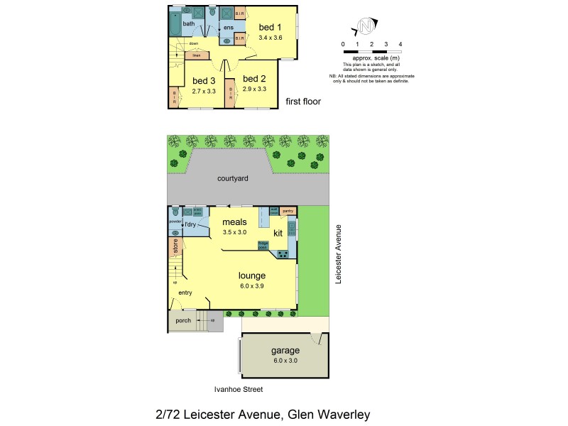 2/72 Leicester Avenue, Glen Waverley VIC 3150 Floorplan