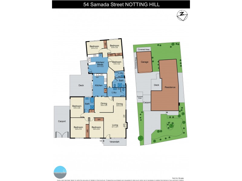 54 Samada Street, Notting Hill VIC 3168 Floorplan
