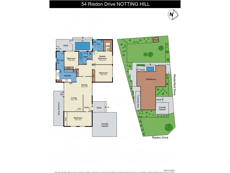 54 Risdon Drive, Notting Hill VIC 3168 Floorplan