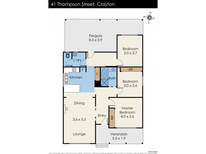 41 Thompson Street, Clayton VIC 3168 Floorplan